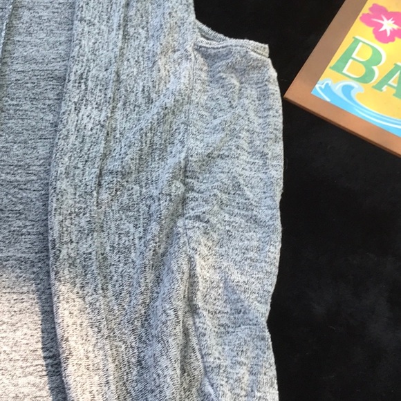 Wet Seal Loose Hanging Heather Gray Sweater Vest Rayon Blend No Buttons XL - Picture 11 of 12